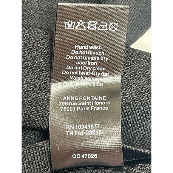 Anne Fontaine Primera Top Black Off The Shoulder Sweater With Pearls Size 38 (US - Picture 10 of 12